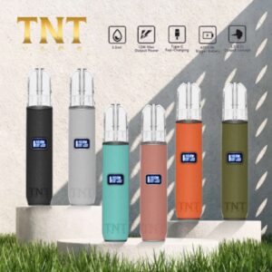TNT皮革主機｜三檔調節一代通用電子煙主機｜6種顏色｜400 mAh電池 · Type-C 快充